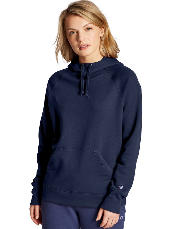 Champion Powerblend Hoodie Dames - Donkerblauw - Belgie 2675BQOMX